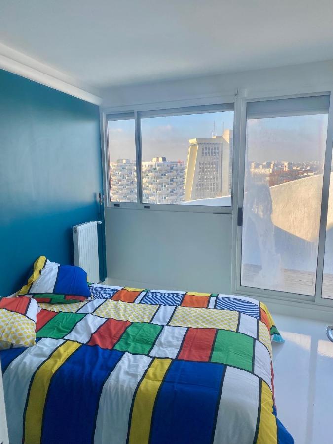 14Eme Et Der Etage "Arty" Avec 2 Chambres Et Vue Panoramique ! Créteil Eksteriør bilde